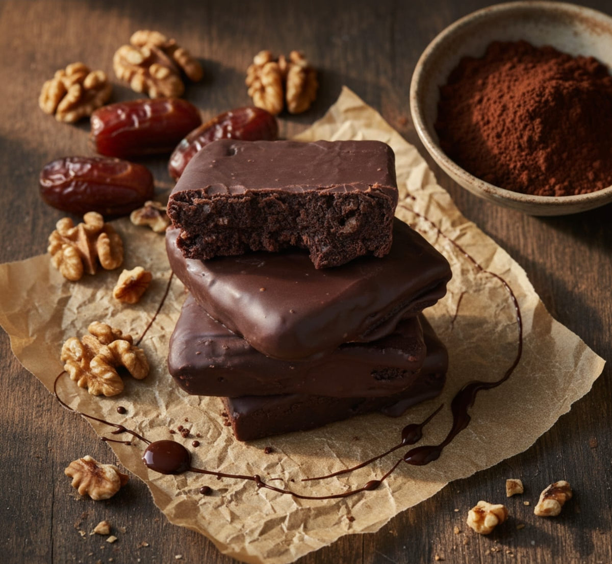 Date Brownie Square